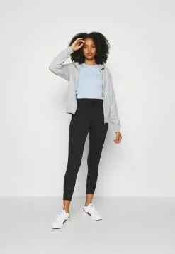 Even&Odd Damen BASIC HOODIE JACKET WITH POCKETS - Kapuzenpullover - Mottled Light Grey -Even Und Odd Verkäufe a1e06e1d3eca467380a2efcad05a8b0b