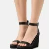 Even&Odd Damen Plateausandalette - Black -Even Und Odd Verkäufe a25553795da14331a82702ed4858d65f