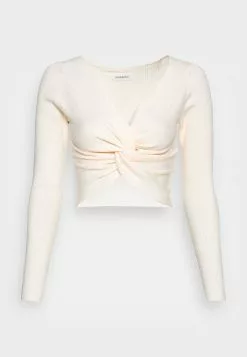 Even&Odd Damen WRAP FRONT JUMPER - Strickpullover - White 10 Even&Odd Damen WRAP FRONT JUMPER - Strickpullover - White -Even Und Odd Verkäufe a285ee2ddbc34562a43e6303333ed293