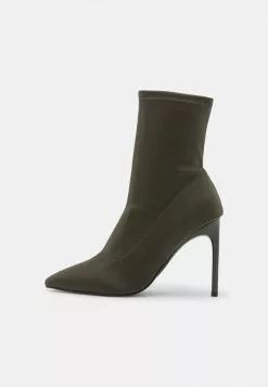 Even&Odd Damen Stiefelette - Khaki -Even Und Odd Verkäufe a28bf1a5ae654aa7bd565feb44de3989