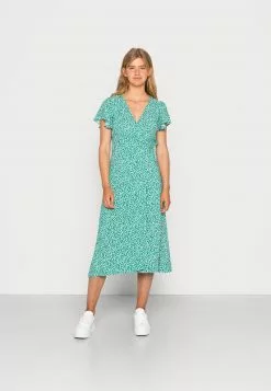 Even&Odd Damen Freizeitkleid - Green/white