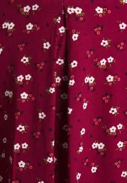 Even&Odd Damen A-Linien-Rock - Black/bordeaux -Even Und Odd Verkäufe a2c7d84a5aa244afbad4a0700f05d7b4