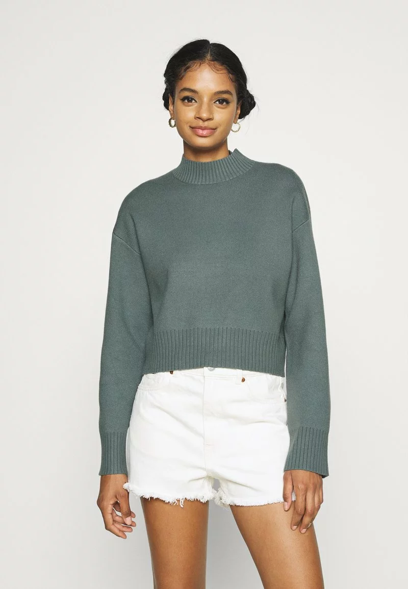 Even&Odd Damen Strickpullover - Dark Green 3 Even&Odd Damen Strickpullover - Dark Green