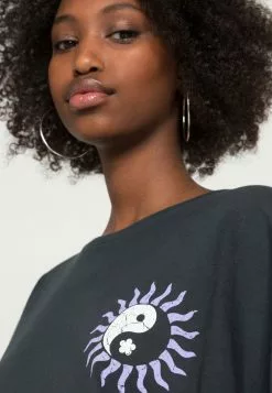 Even&Odd Damen T-Shirt Print - Black -Even Und Odd Verkäufe a3e7d147754b44cbae57b3ab302b2690