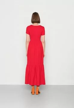 Even&Odd Damen Maxikleid - Red -Even Und Odd Verkäufe a5330266a2074db7a8a430847455485a