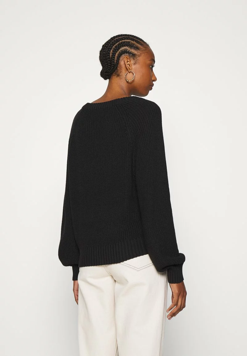 Even&Odd Damen BUTTON THROUGH CARDIGAN - Strickjacke - Black 5 Even&Odd Damen BUTTON THROUGH CARDIGAN - Strickjacke - Black – Bild 3