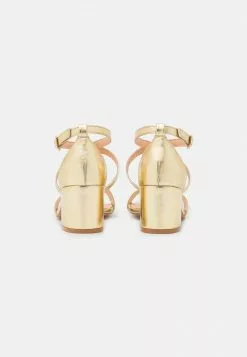 Even&Odd Damen Riemensandalette - Gold -Even Und Odd Verkäufe a695ebfa66254bf2975f637b45805bcb