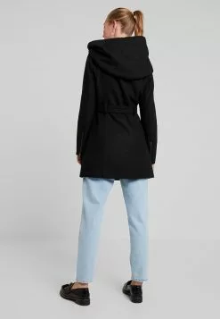 Even&Odd Damen Klassischer Mantel - Black -Even Und Odd Verkäufe a6a42e260f714ea29c5077106b8574d1