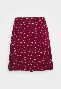 Even&Odd Damen A-Linien-Rock - Black/bordeaux -Even Und Odd Verkäufe a89b97abfeea4cc282c4409aafe697fc