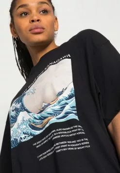 Even&Odd Damen T-Shirt Print - Black -Even Und Odd Verkäufe a8bf1aa6d2c24963a770b7c42ac6117d