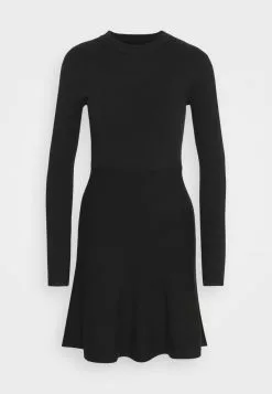 Even&Odd Damen Strickkleid - Black -Even Und Odd Verkäufe a9720e135c784d2d84a111e387d770d6