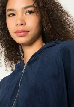 Even&Odd Damen REGULAR FIT HOODIE JACKET - Sweatjacke - Dark Blue -Even Und Odd Verkäufe aa5b4ee8de42443abe46b8d231e5cb81