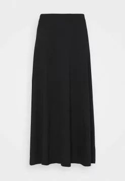 Even&Odd Damen Basic Maxi Skirt - A-Linien-Rock - Black -Even Und Odd Verkäufe aa5fb3b2ccc5437db835c3f8f77622eb