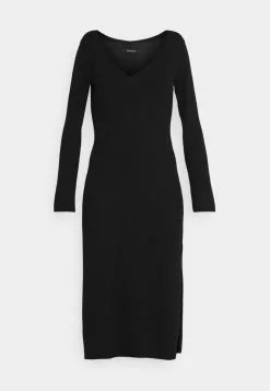 Even&Odd Damen KNIT MAXI V NECK DRESS WITH SLIT - Strickkleid - Black 10 Even&Odd Damen KNIT MAXI V NECK DRESS WITH SLIT - Strickkleid - Black -Even Und Odd Verkäufe aa848b9b7bcf4897824ca3c997f6332d