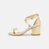 Even&Odd Damen Riemensandalette - Gold -Even Und Odd Verkäufe ab093ba6864e4201a8592910143cf939