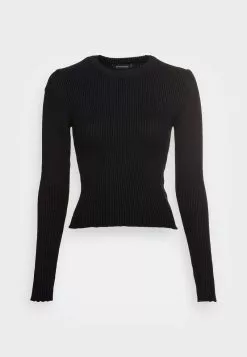 Even&Odd Damen Strickpullover - Black -Even Und Odd Verkäufe ab5327f48c96417daccc0a15240f8421