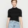 Even&Odd Damen T-Shirt Basic - Black -Even Und Odd Verkäufe ab55078cc3514f8aacc5c0225d50f0c5