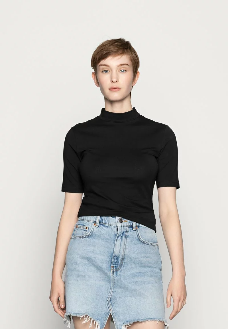 Even&Odd Damen T-Shirt Basic - Black 3 Even&Odd Damen T-Shirt Basic - Black