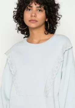 Even&Odd Damen Sweatshirt - Light Blue 11 Even&Odd Damen Sweatshirt - Light Blue -Even Und Odd Verkäufe ad243bd1226f413d9a507f0bd45680a2