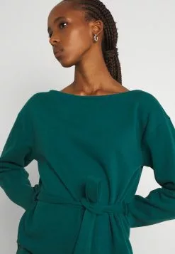 Even&Odd Damen Casual Sweat Mini Belted Dress - Freizeitkleid - Blue -Even Und Odd Verkäufe ae834416b14741d3a2830ce01c84e7b6