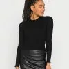 Even&Odd Damen Strickpullover - Black