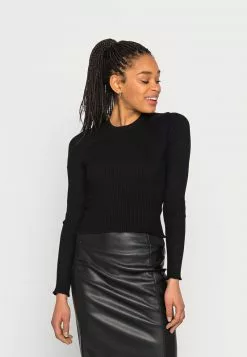 Even&Odd Damen Strickpullover - Black