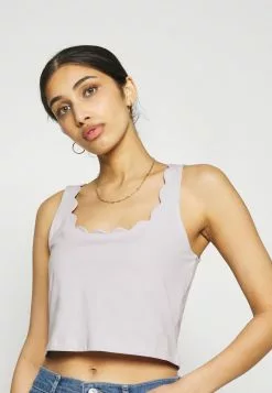 Even&Odd Damen Top - Lilac -Even Und Odd Verkäufe b09179c5d9fe4235a3a5375c3138bc7a