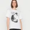 Even&Odd Damen T-Shirt Print - White -Even Und Odd Verkäufe b105294a2a6e4c2a876d2b29cc528959