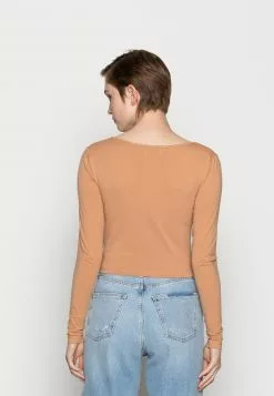 Even&Odd Damen 2 PACK - Langarmshirt - Camel/black -Even Und Odd Verkäufe b19f935f757a45eba80f46f4452ed4a4