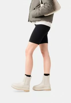 Even&Odd Damen Plateaustiefelette - Off-white