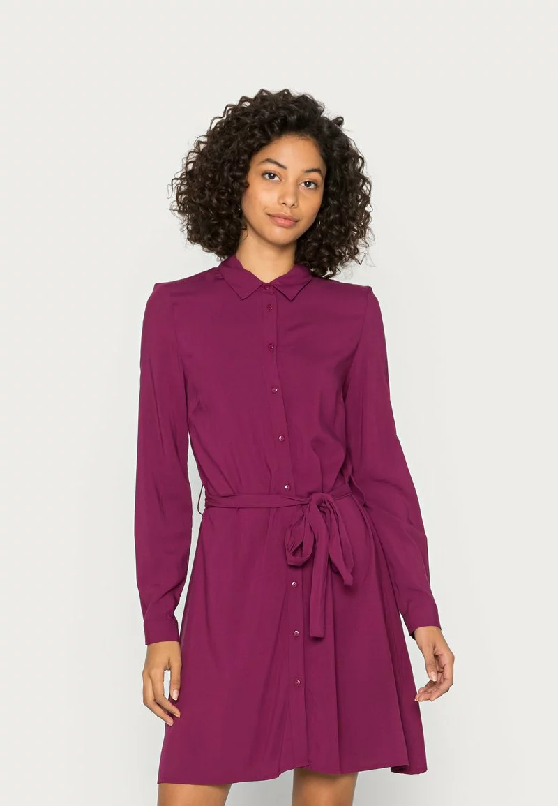 Even&Odd Damen Blusenkleid - Purple 3 Even&Odd Damen Blusenkleid - Purple