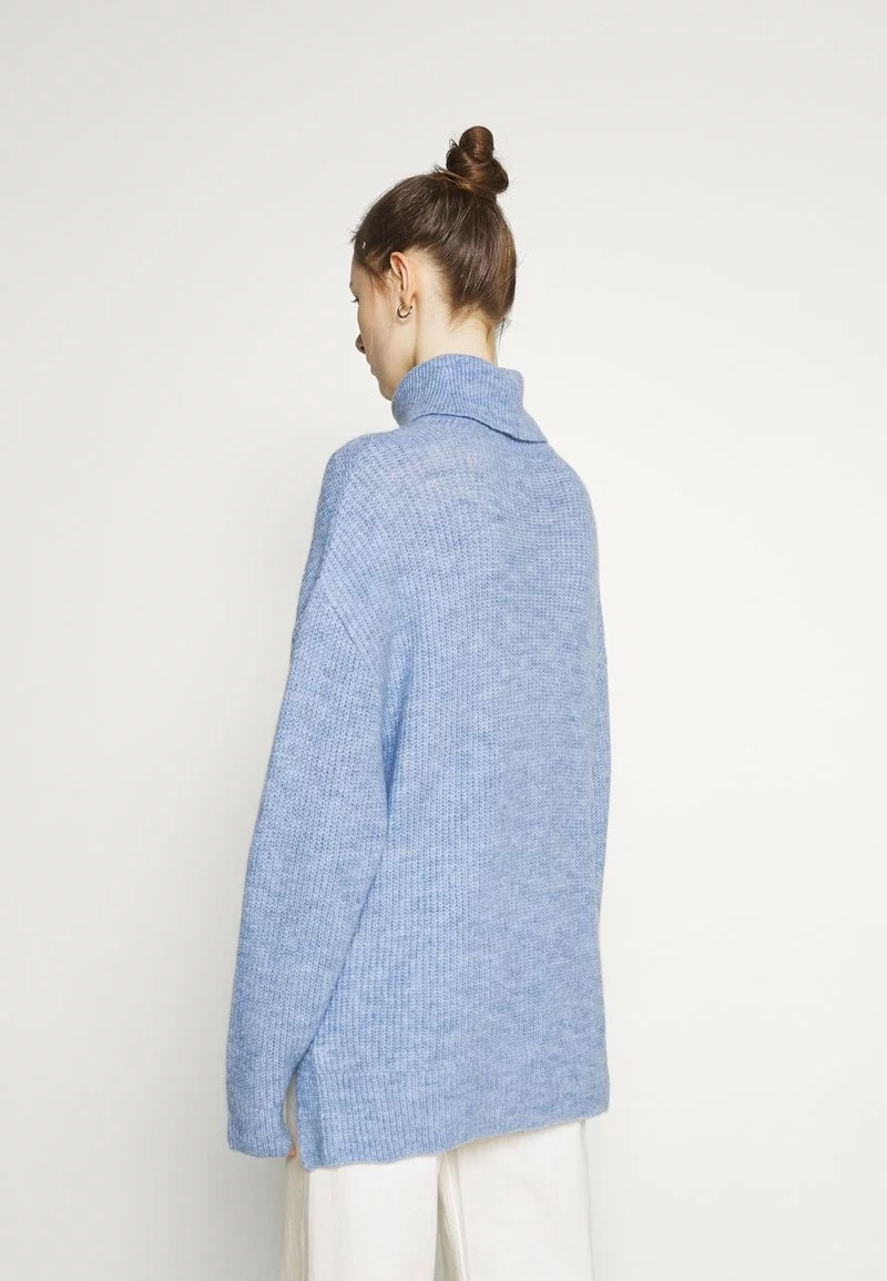 Even&Odd Damen Strickpullover - Mottled Light Blue 5 Even&Odd Damen Strickpullover - Mottled Light Blue – Bild 3