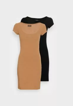 Even&Odd Damen 2 PACK - Jerseykleid - Black/brown 12 Even&Odd Damen 2 PACK - Jerseykleid - Black/brown -Even Und Odd Verkäufe b53e61e65ee34ea39929fb1d18f245dd
