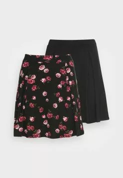 Even&Odd Damen A-Linien-Rock - Black/multi Coloured -Even Und Odd Verkäufe b75f0faad9214b2cbb9e09ebd364e95e