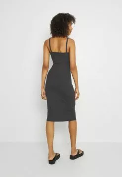 Even&Odd Damen Jerseykleid - Mottled Dark Grey -Even Und Odd Verkäufe b797cb53eccc45bc84a78534693abb34