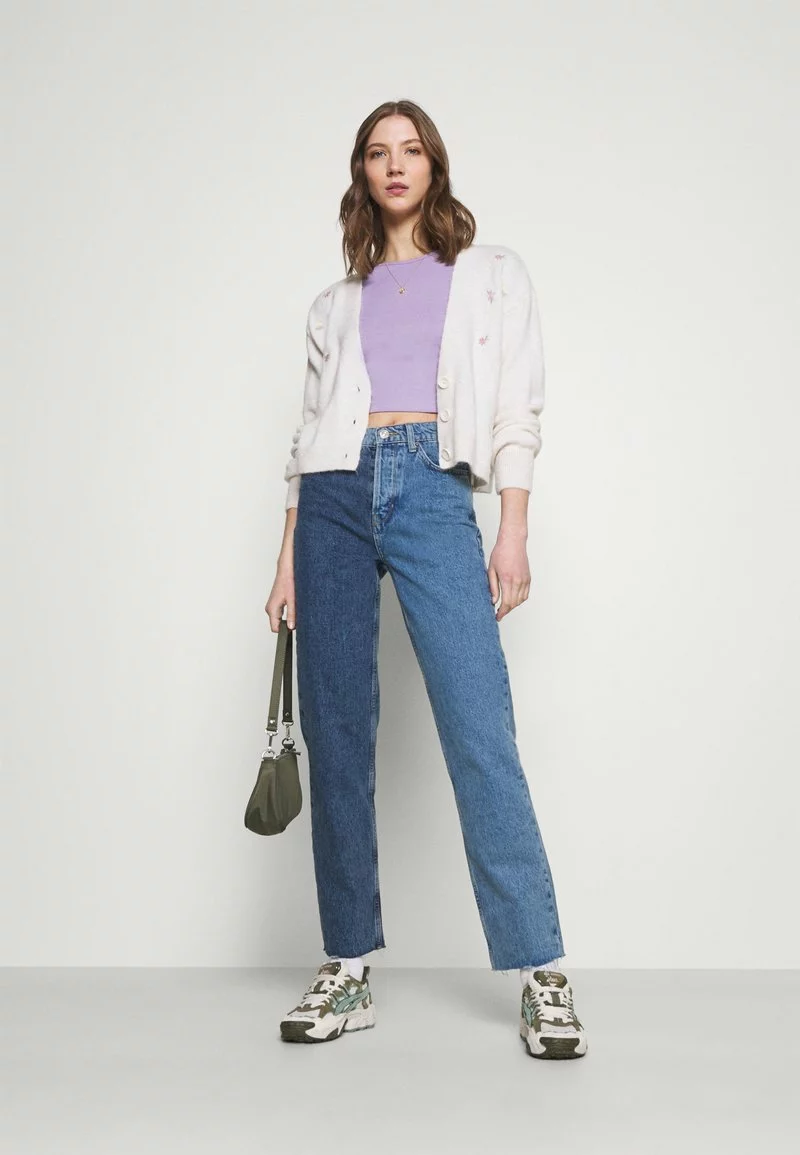 Even&Odd T-Shirt Basic - Mottled Lilac | Damen 4 Even&Odd T-Shirt Basic - Mottled Lilac | Damen – Bild 2