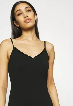 Even&Odd Damen Scallop Edge Mini Strap Dress - Etuikleid - Black -Even Und Odd Verkäufe bc0b0ddd02b34f37a75e4c901149caf3