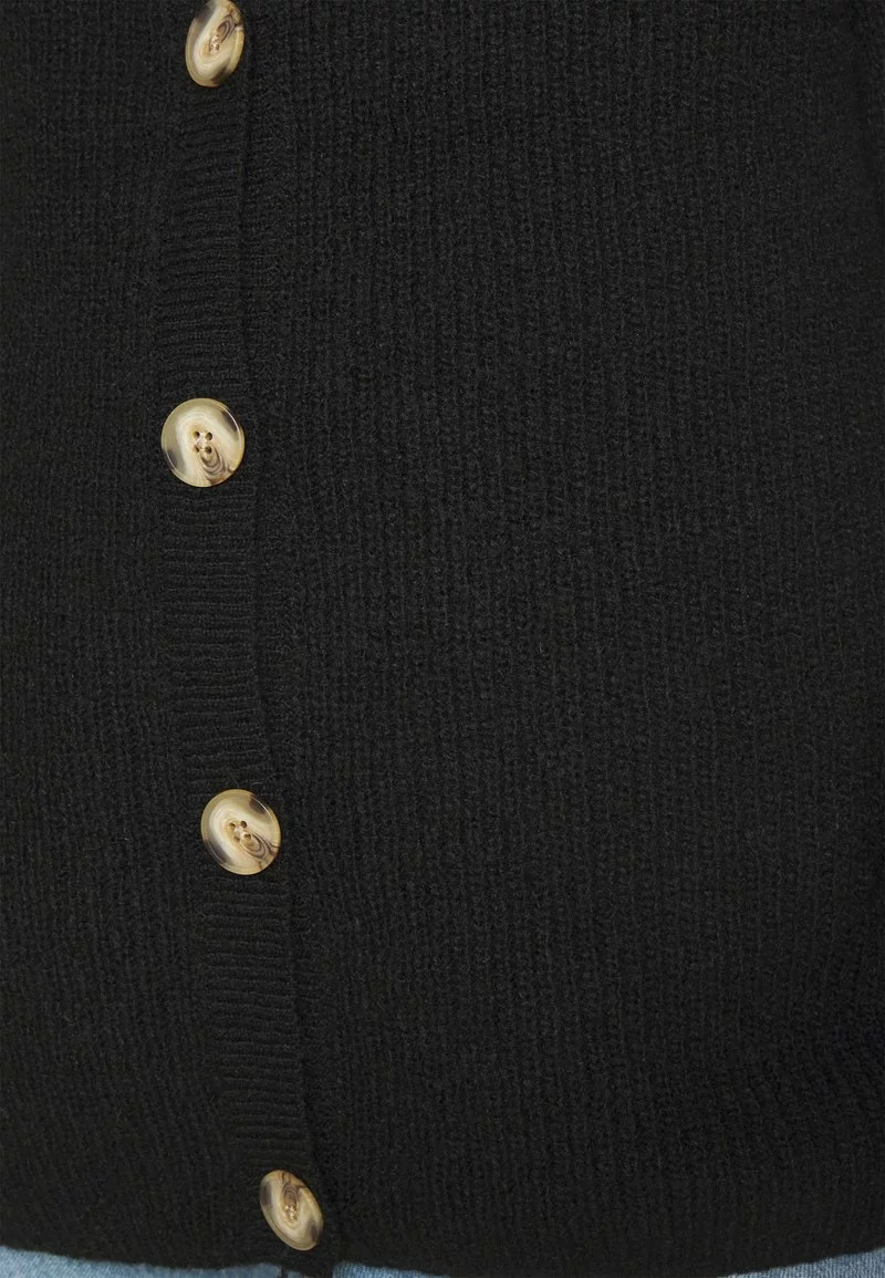 Even&Odd Damen MID LENGTH BUTTON DOWN - Strickjacke - Black 8 Even&Odd Damen MID LENGTH BUTTON DOWN - Strickjacke - Black – Bild 6