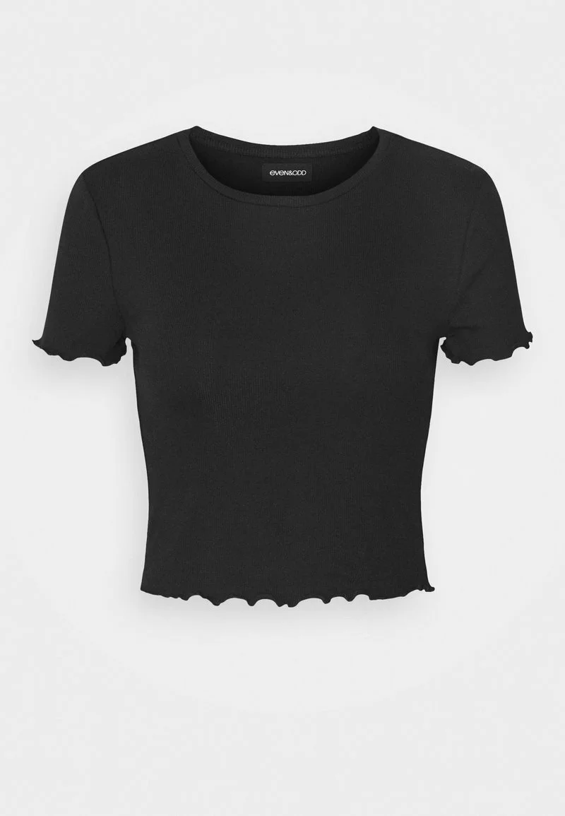Even&Odd Damen T-Shirt Basic - Black 7 Even&Odd Damen T-Shirt Basic - Black – Bild 5