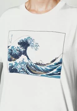 Even&Odd Damen T-Shirt Print - White -Even Und Odd Verkäufe bf17a23e6ac4459f84be4be8cd251ff6