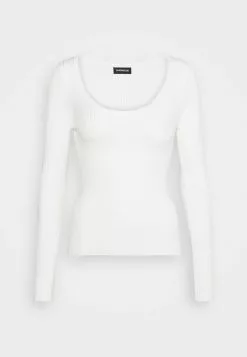 Even&Odd Damen Strickpullover - Off-white -Even Und Odd Verkäufe bfede0544a7041cab498e15cd4ba60dd