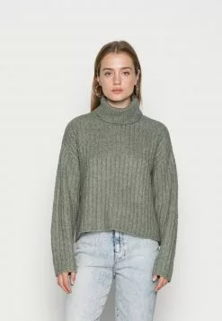 Even&Odd Damen Strickpullover - Green