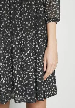 Even&Odd Damen Freizeitkleid - Black/white/yellow -Even Und Odd Verkäufe c43be013e0574acfade01a0237f9c295