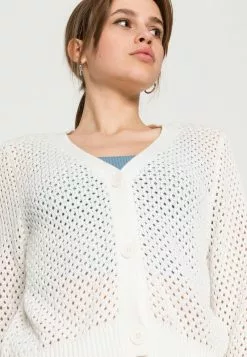 Even&Odd Damen Strickjacke - White -Even Und Odd Verkäufe c44569807cf2418ab42708a2b93642c2