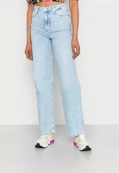 Even&Odd Damen Jeans Straight Leg - Light Blue