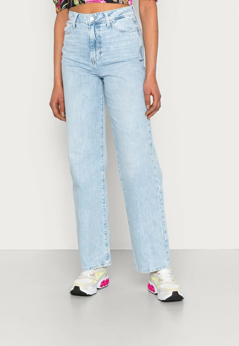 Even&Odd Damen Jeans Straight Leg - Light Blue 3 Even&Odd Damen Jeans Straight Leg - Light Blue