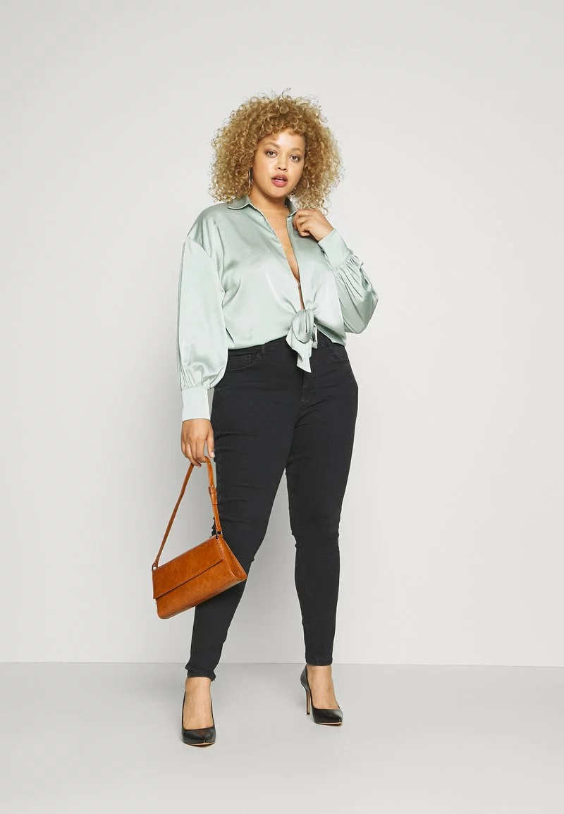 Even&Odd Damen Jeans Skinny Fit - Grey Denim 4 Even&Odd Damen Jeans Skinny Fit - Grey Denim – Bild 2