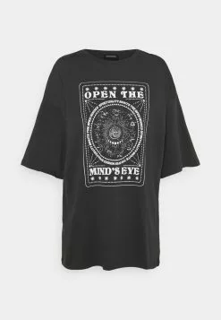 Even&Odd Damen T-Shirt Print - Anthracite -Even Und Odd Verkäufe c5f265b3a0f248569409dc1c7c633851