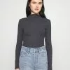 Even&Odd Damen Langarmshirt - Dark Grey