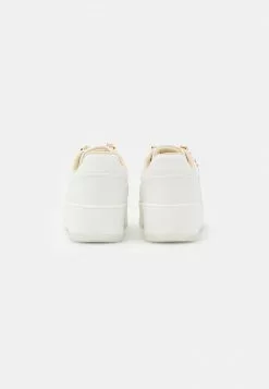 Even&Odd Damen Sneaker Low - White/gold -Even Und Odd Verkäufe c8fdfc6f171c451c9b84895b4e2ee878